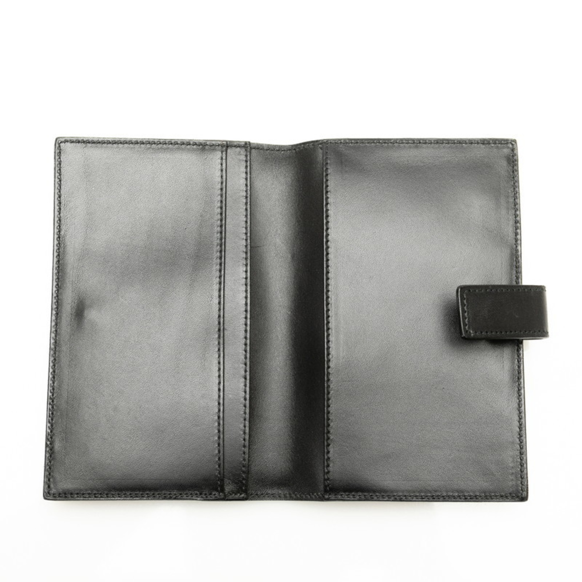 Gucci Notebook Cover 031 0416 1023 Black Leather Women's GUCCI