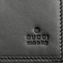 Gucci Notebook Cover 031 0416 1023 Black Leather Women's GUCCI