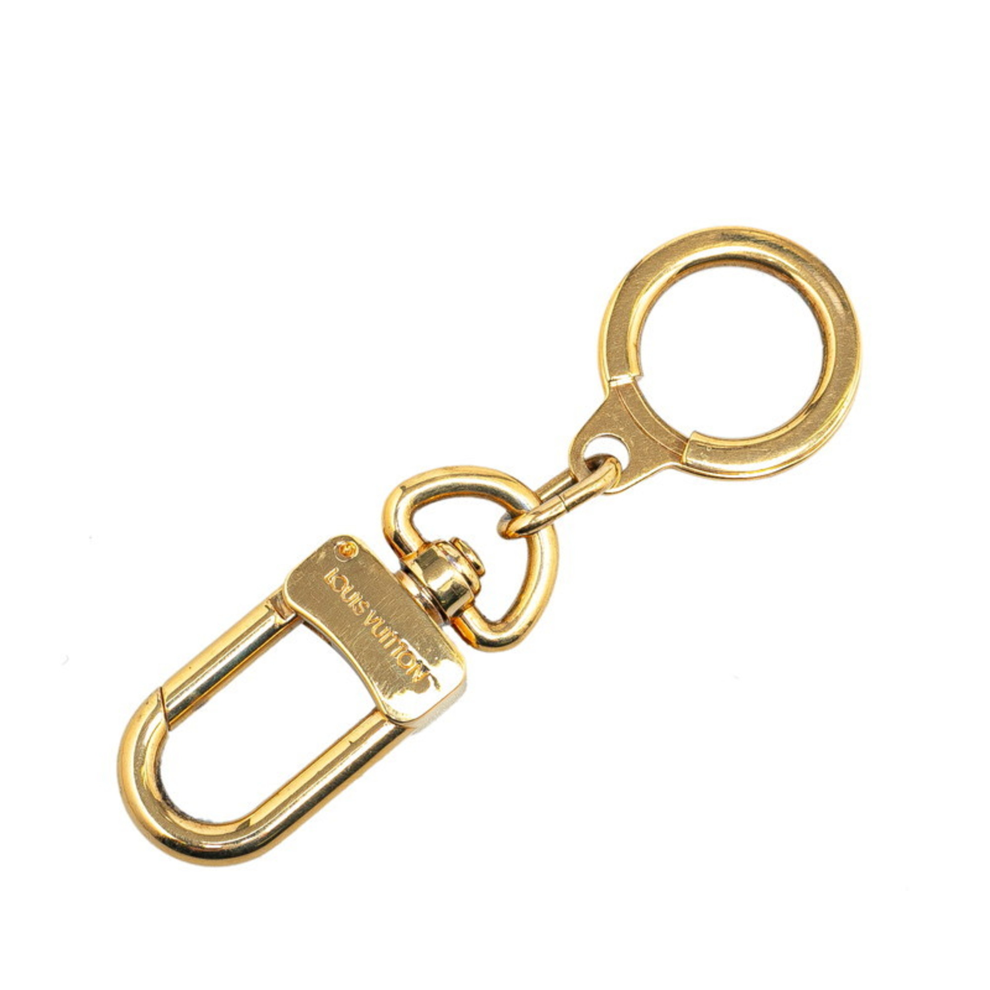 Louis Vuitton Anokle Charm Key Holder Ring M62694 Gold Plated Women's LOUIS VUITTON