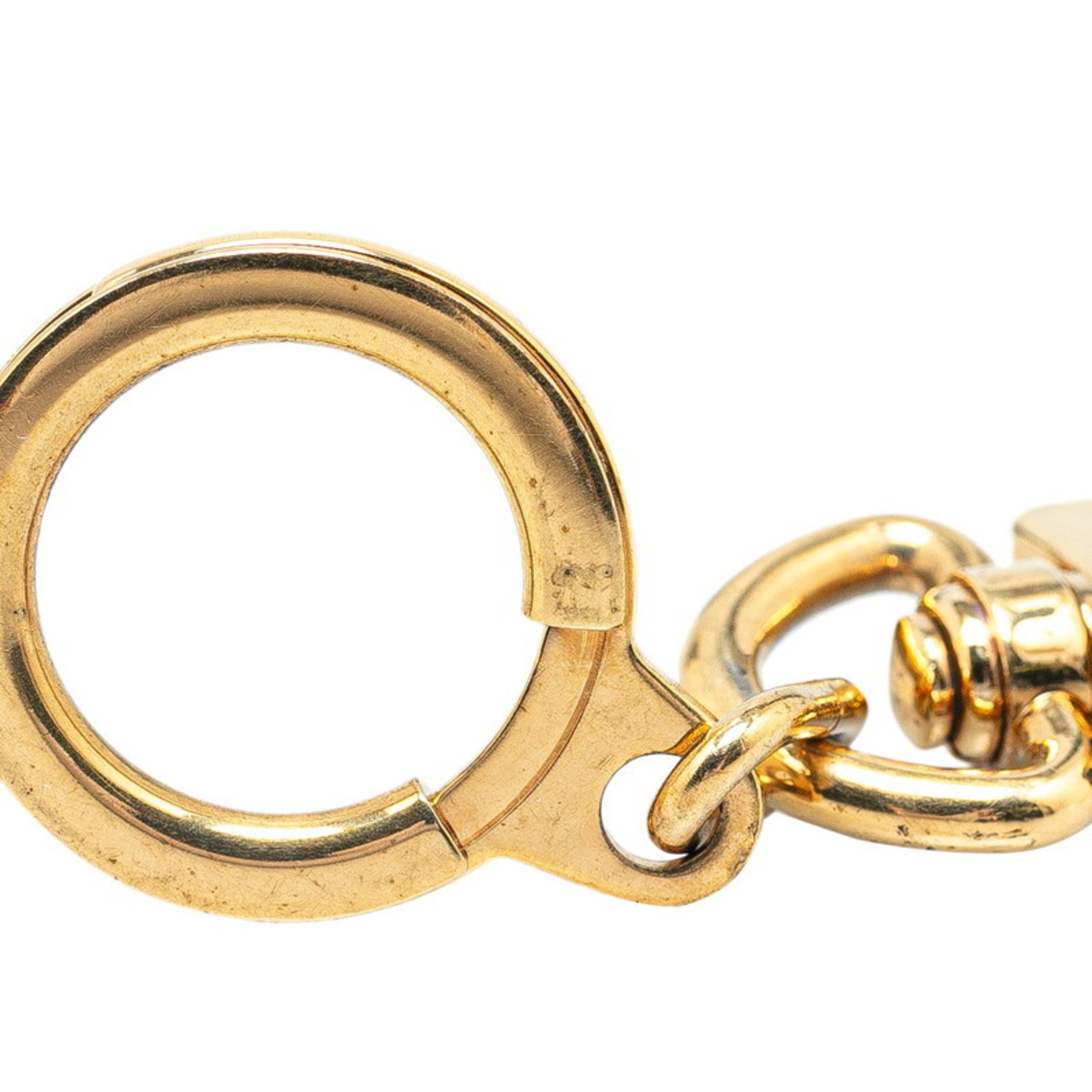 Louis Vuitton Anokle Charm Key Holder Ring M62694 Gold Plated Women's LOUIS VUITTON