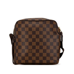 Louis Vuitton Damier Olaf PM Shoulder Bag N41442 Brown PVC Leather Women's LOUIS VUITTON