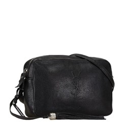 Saint Laurent Lou Camera Bag Shoulder Black Leather Women's SAINT LAURENT