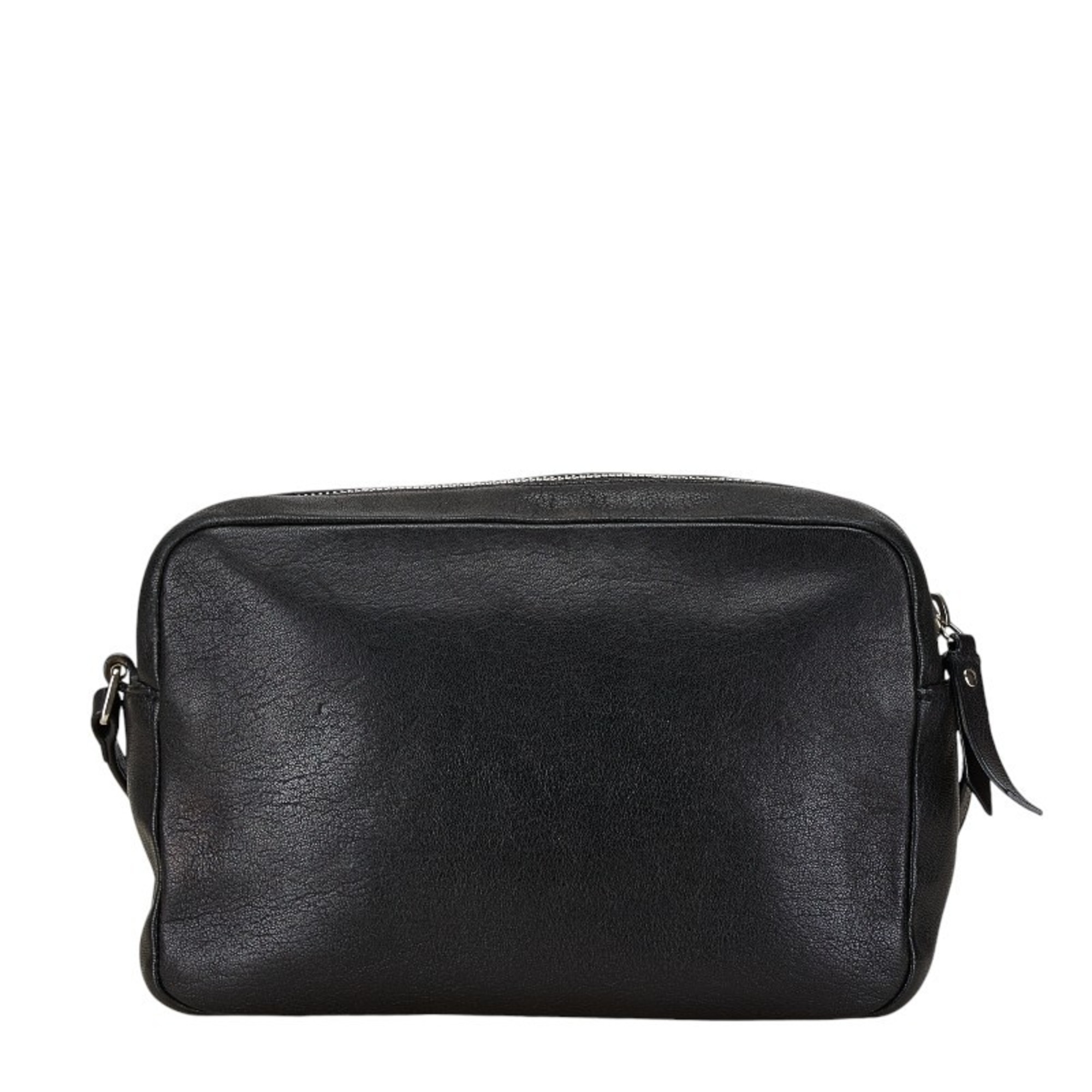 Saint Laurent Lou Camera Bag Shoulder Black Leather Women's SAINT LAURENT