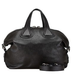 Givenchy handbag shoulder bag black leather women's