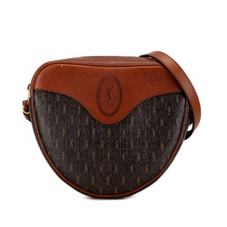 Saint Laurent Le Monogram Cool Bag Shoulder 675260 Brown PVC Leather Women's SAINT LAURENT