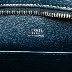 Hermes Good News PM Shoulder Bag Bleu de Plus Navy Taurillon Clemence Women's HERMES