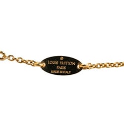 Louis Vuitton Essential V Necklace M61083 Gold Plated Women's LOUIS VUITTON