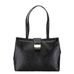 Salvatore Ferragamo Vara Tote Bag Shoulder BA-21 8254 Black Leather Women's