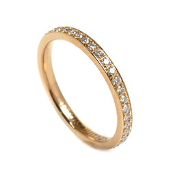 LOUIS VUITTON Louis Vuitton K18PG Pink Gold Alliance Eternity Ring Q9L95A Diamond Size 7 47 1.6g Women's