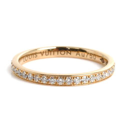 LOUIS VUITTON Louis Vuitton K18PG Pink Gold Alliance Eternity Ring Q9L95A Diamond Size 7 47 1.6g Women's