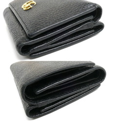 GUCCI Petit Marmont Tri-fold Wallet Black 474746 Women's