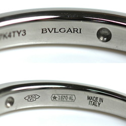 BVLGARI Pt950 Platinum Feddie Ring 351464 Diamond Size 8 3.4g Women's