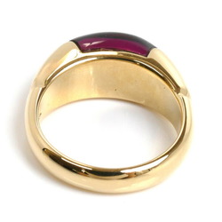 BVLGARI Bulgari K18YG Yellow Gold Chertaura Ring Pink Tourmaline Size 10 7.7g Women's