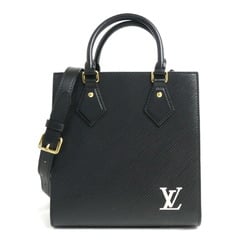 LOUIS VUITTON Louis Vuitton Sac Plat BB 2-Way Shoulder Bag Epi Black M20958 Women's