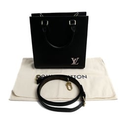 LOUIS VUITTON Louis Vuitton Sac Plat BB 2-Way Shoulder Bag Epi Black M20958 Women's