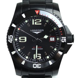 LONGINES Longines Hydro Conquest Automatic Watch Black L3.742.2.56.6 "Blackout" Limited Edition for Men