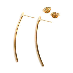 TIFFANY&Co. Tiffany K18PG Pink Gold T-Bar Earrings 62271876 4.0g Women's