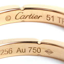 CARTIER Cartier K18PG Pink Gold Maillon Panthere 4PD Ring B4080551 Diamond Size 10.5 51 3.8g Women's