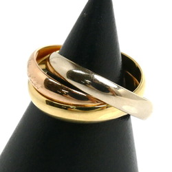 CARTIER K18YG/PG/WG Trinity Ring, Size 10, 50, 6.8g, Women's