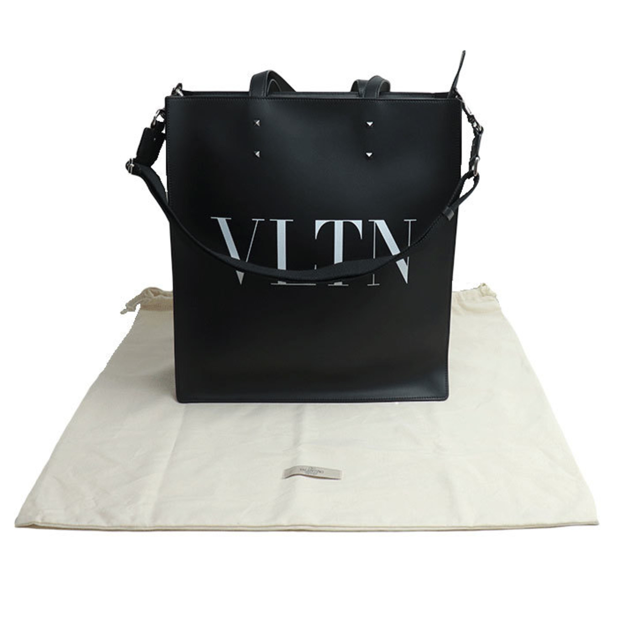 Valentino Garavani VLTN Tote 2-Way Shoulder Bag Black 1Y2B0731WJW Men's