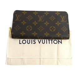 LOUIS VUITTON Louis Vuitton Zippy Wallet Long Round Monogram Rose Ballerine M41894 Women's