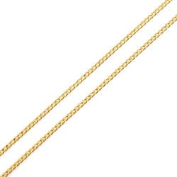 TIFFANY&Co. Tiffany K18YG Yellow Gold Three Hoop Diamond Necklace 4.2g 40cm Women's