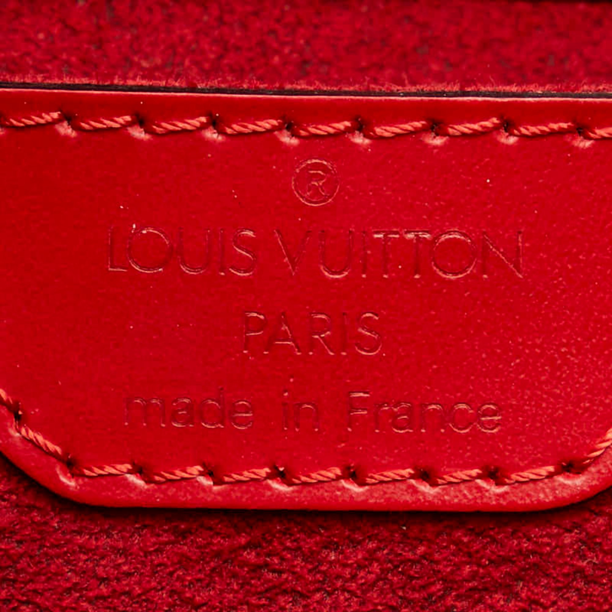 Louis Vuitton Epi Saint Jacques Shoulder Bag Tote M52267 Castilian Red Leather Women's LOUIS VUITTON