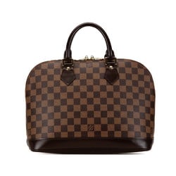 Louis Vuitton Damier Alma Handbag N51131 Brown PVC Leather Women's LOUIS VUITTON