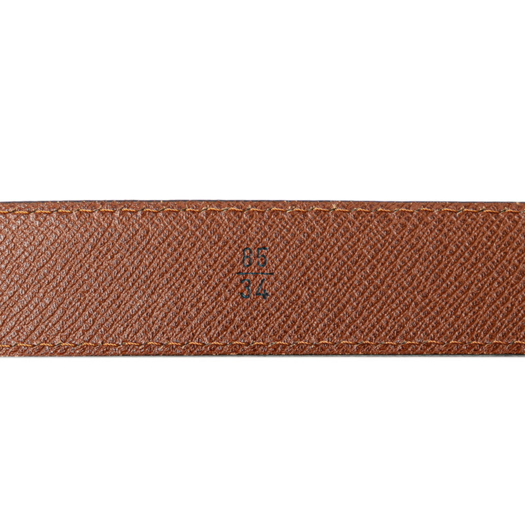 Louis Vuitton Monogram Arche Waist Bag Belt 85/36 M51975 Brown PVC Leather Women's LOUIS VUITTON