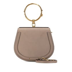 Chloé Chloe handbag shoulder bag beige leather ladies