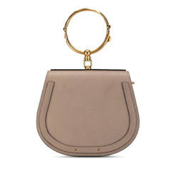 Chloé Chloe handbag shoulder bag beige leather ladies