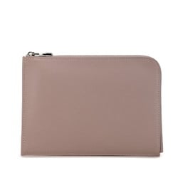 Louis Vuitton Pochette Jour PM Clutch Bag R99760 Taupe Grey Taurillon Leather Women's LOUIS VUITTON