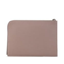 Louis Vuitton Pochette Jour PM Clutch Bag R99760 Taupe Grey Taurillon Leather Women's LOUIS VUITTON