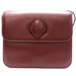 Cartier Must Line Women's Shoulder Bag Calf Bordeaux