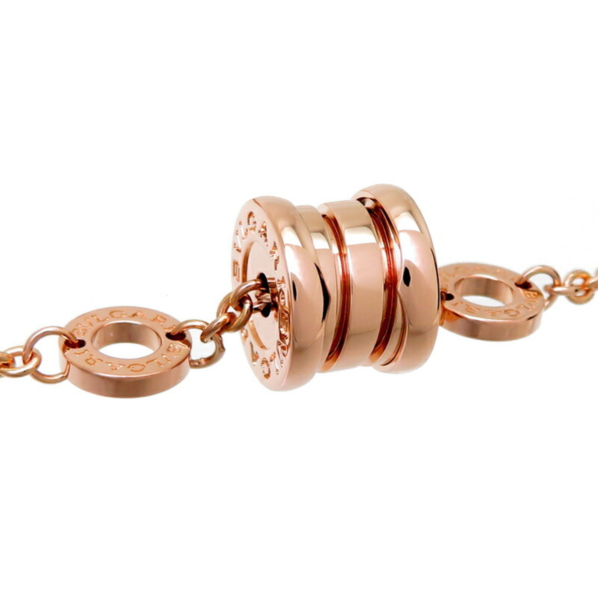 Bvlgari B.zero1 Element Women's Bracelet 350683 750 Pink Gold