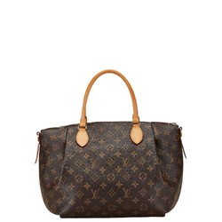 Louis Vuitton Monogram Turen MM Handbag Shoulder Bag M48814 Brown PVC Leather Women's LOUIS VUITTON