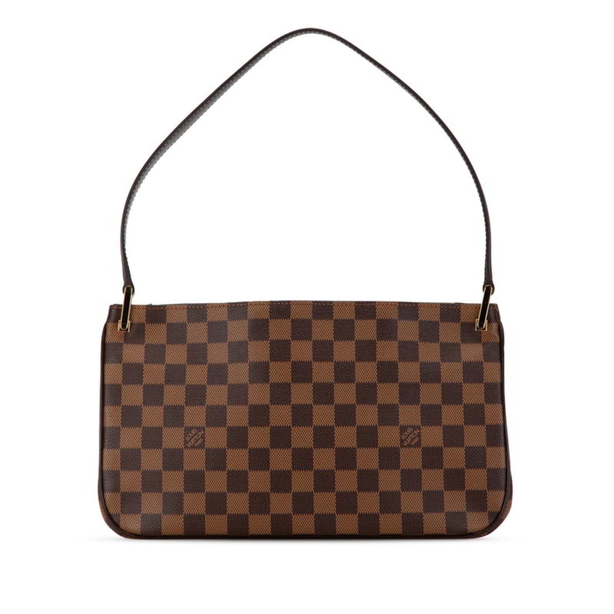 Louis Vuitton Damier Auburn Shoulder Bag N51129 Brown PVC Leather Women's LOUIS VUITTON