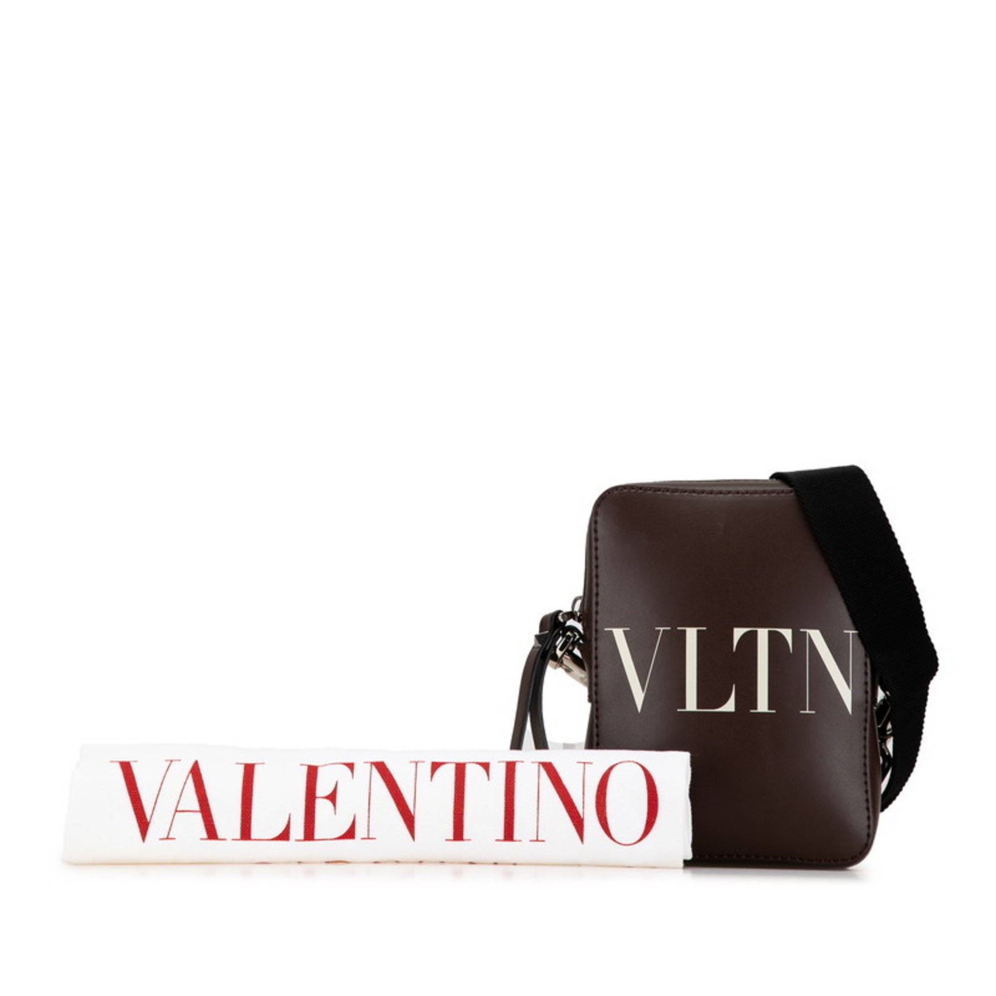 Valentino Shoulder Bag Brown Leather Women's VALENTINO