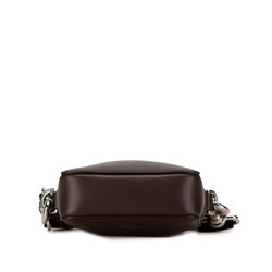 Valentino Shoulder Bag Brown Leather Women's VALENTINO