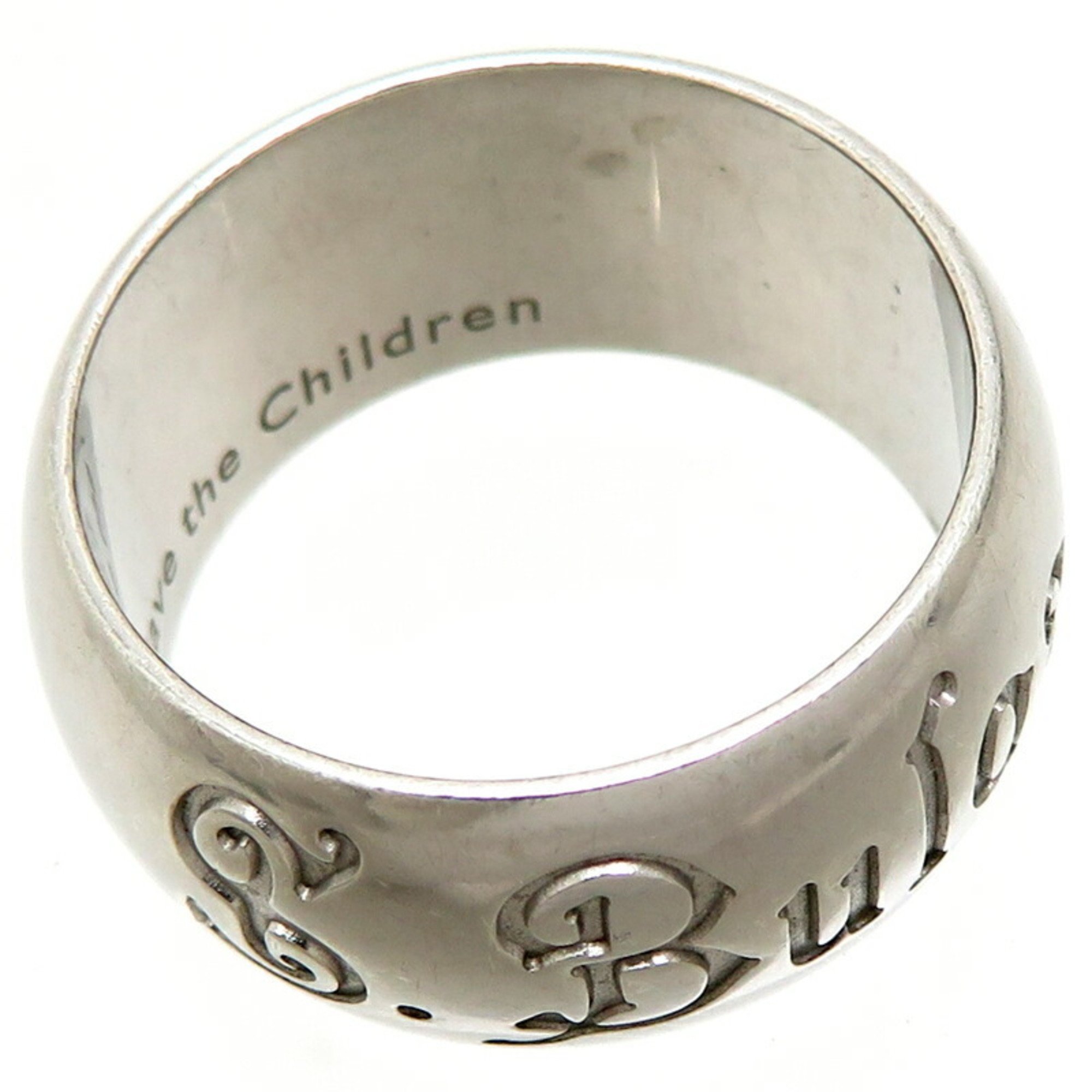 Bvlgari #55 Save the Children Men's Ring, Silver 925, Size 16