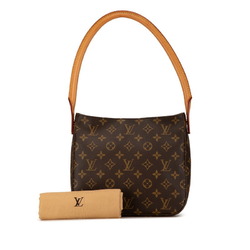 Louis Vuitton Monogram Looping MM Shoulder Bag Handbag M51146 Brown PVC Leather Women's LOUIS VUITTON