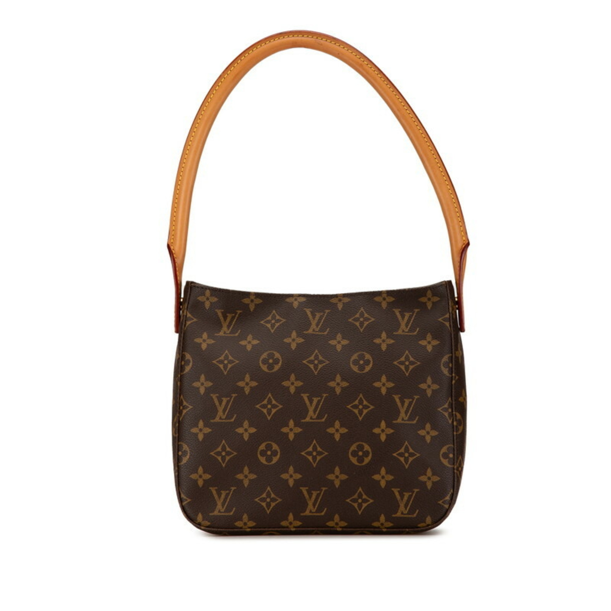 Louis Vuitton Monogram Looping MM Shoulder Bag Handbag M51146 Brown PVC Leather Women's LOUIS VUITTON