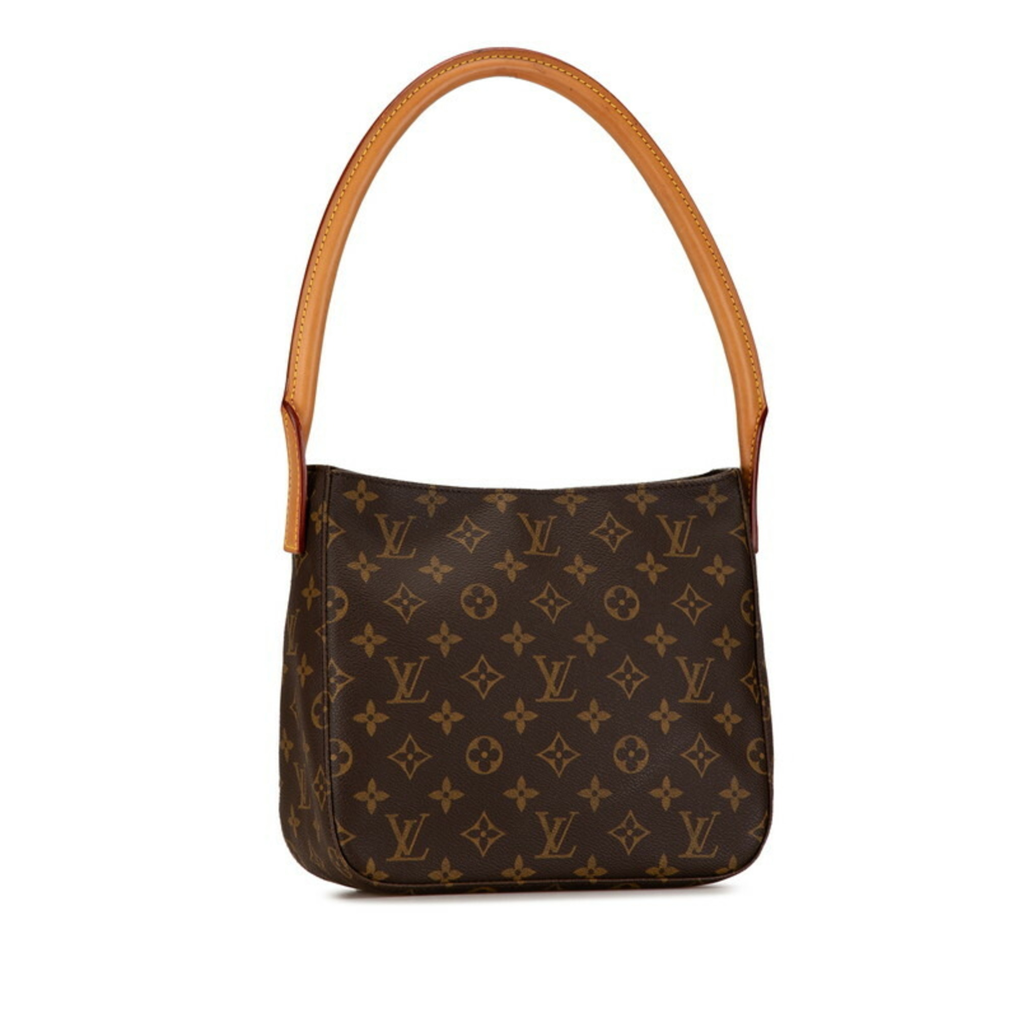 Louis Vuitton Monogram Looping MM Shoulder Bag Handbag M51146 Brown PVC Leather Women's LOUIS VUITTON