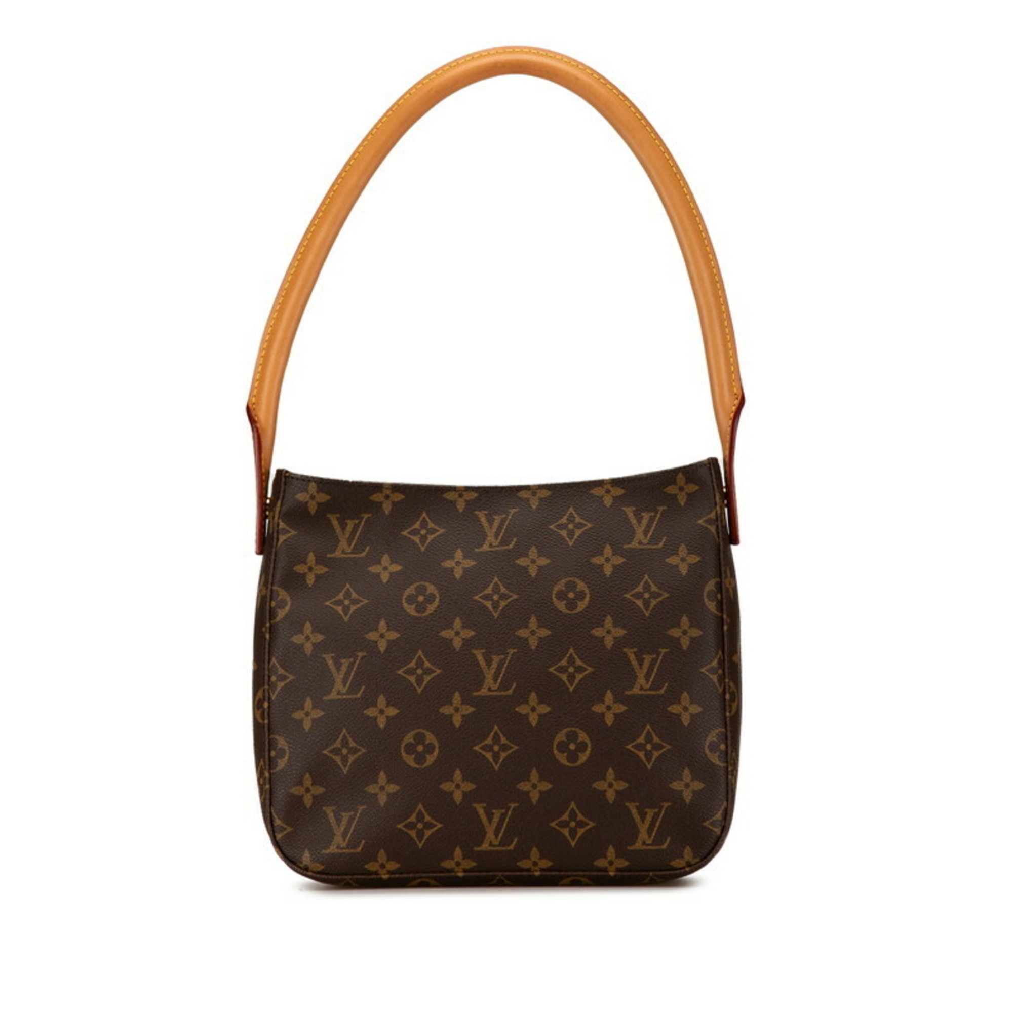 Louis Vuitton Monogram Looping MM Shoulder Bag Handbag M51146 Brown PVC Leather Women's LOUIS VUITTON