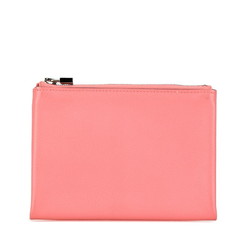 Hermes Atou 14 PM Pouch Evercolor Pink Swift Leather Women's HERMES