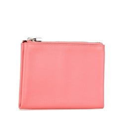 Hermes Atou 14 PM Pouch Evercolor Pink Swift Leather Women's HERMES