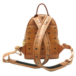 MCM Backpack Small Women's Backpack/Daypack Viseto Coated Cognac (Camel Brown)