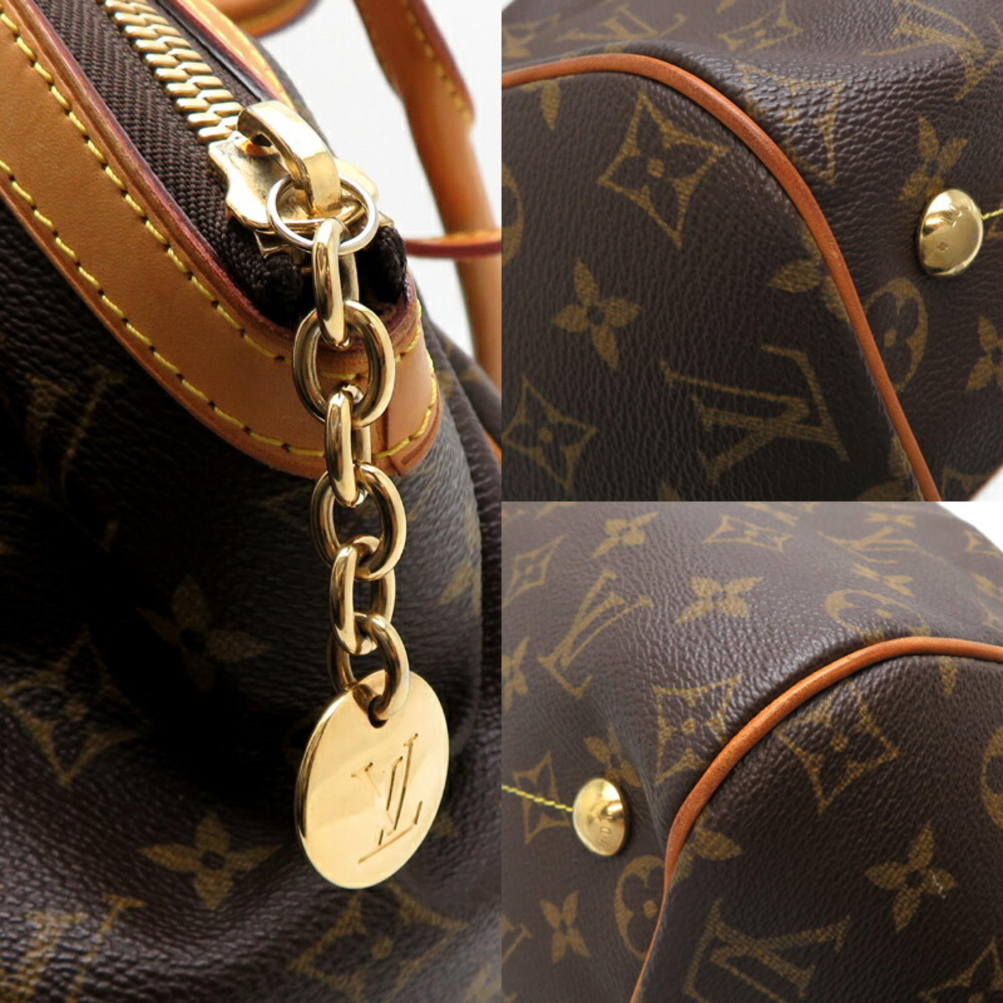 Louis Vuitton Tivoli GM Women's Handbag M40144 Monogram Brown