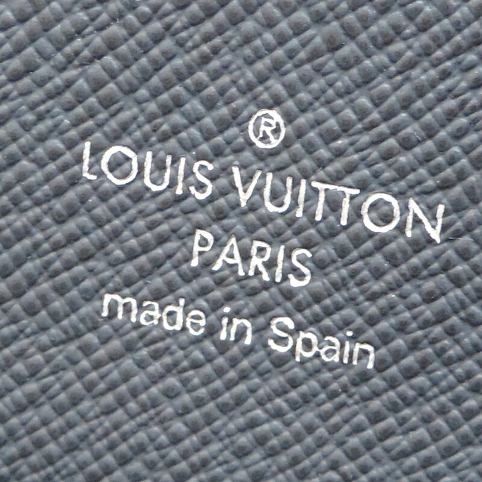 Louis Vuitton Marquee Zippy Organizer with Initials for Women and Men Long Wallet M61590 Epi Blue Nuit (Blue)