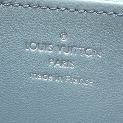 Louis Vuitton Coussin Zippy Wallet, Limited Edition Color, Women's Long M81707, Lambskin, Blue Glacier (Blue)